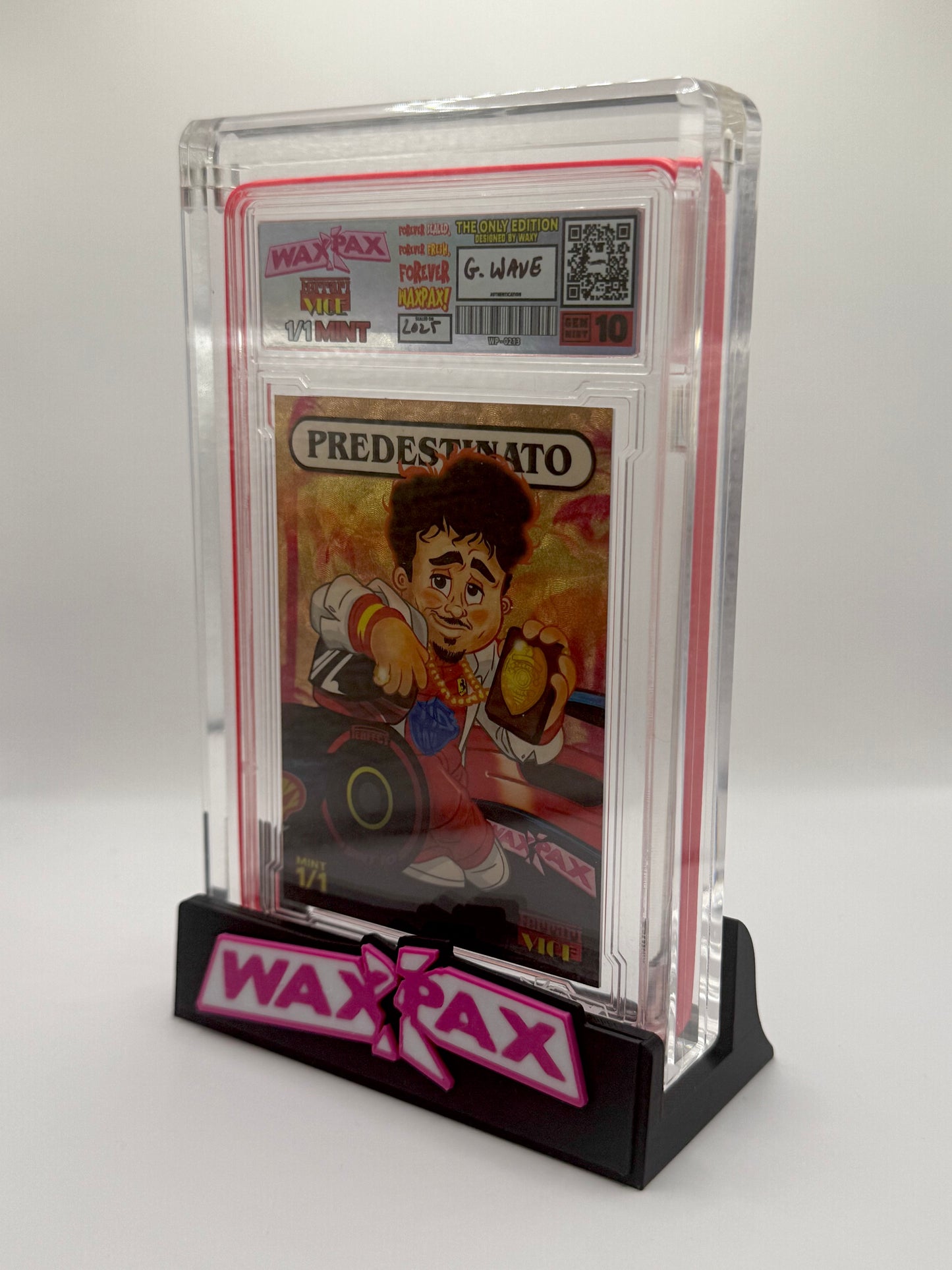 WaxPax Logo Stands
