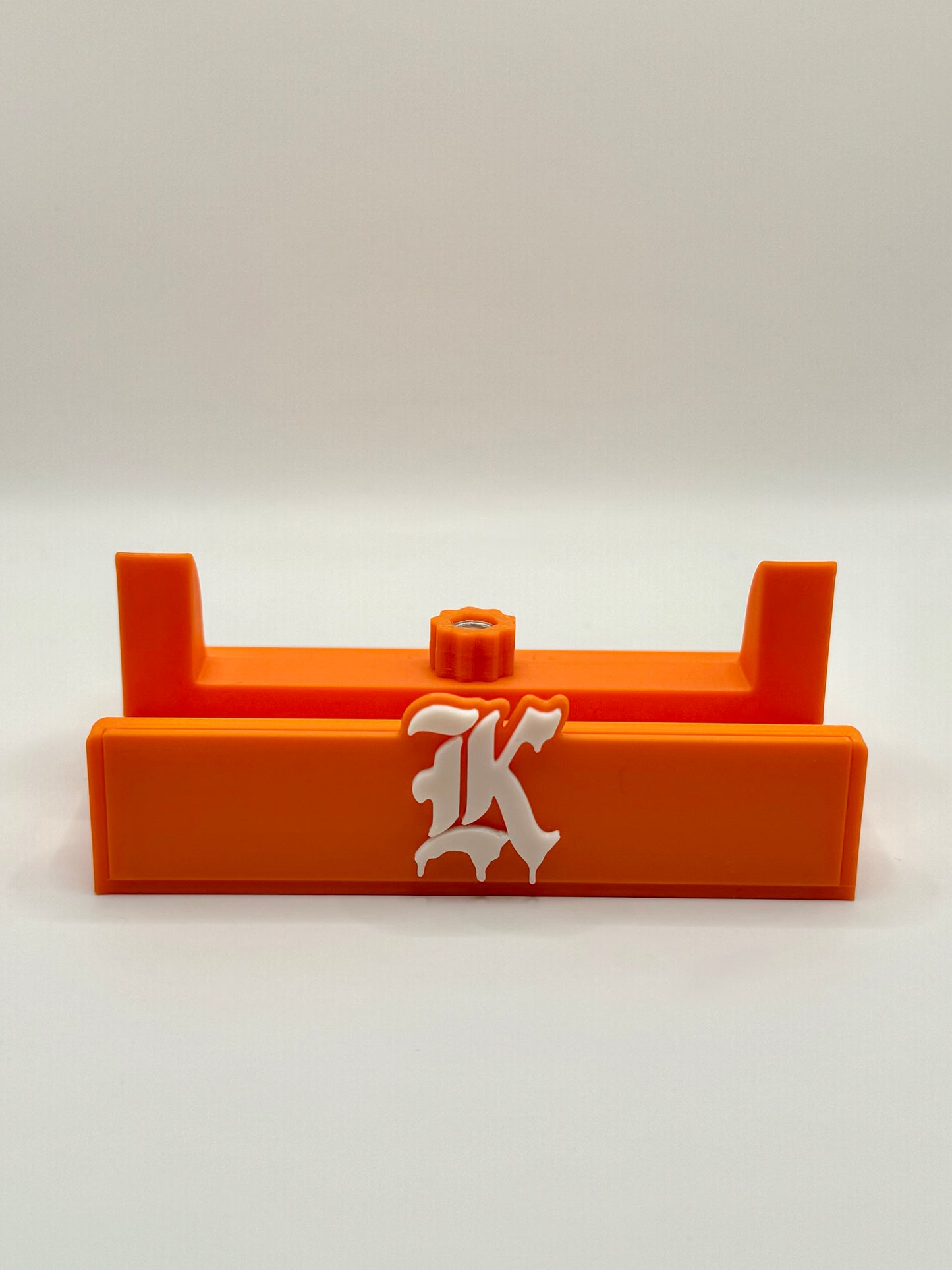 Kickstradomis Logo Stand - Orange with White Logo