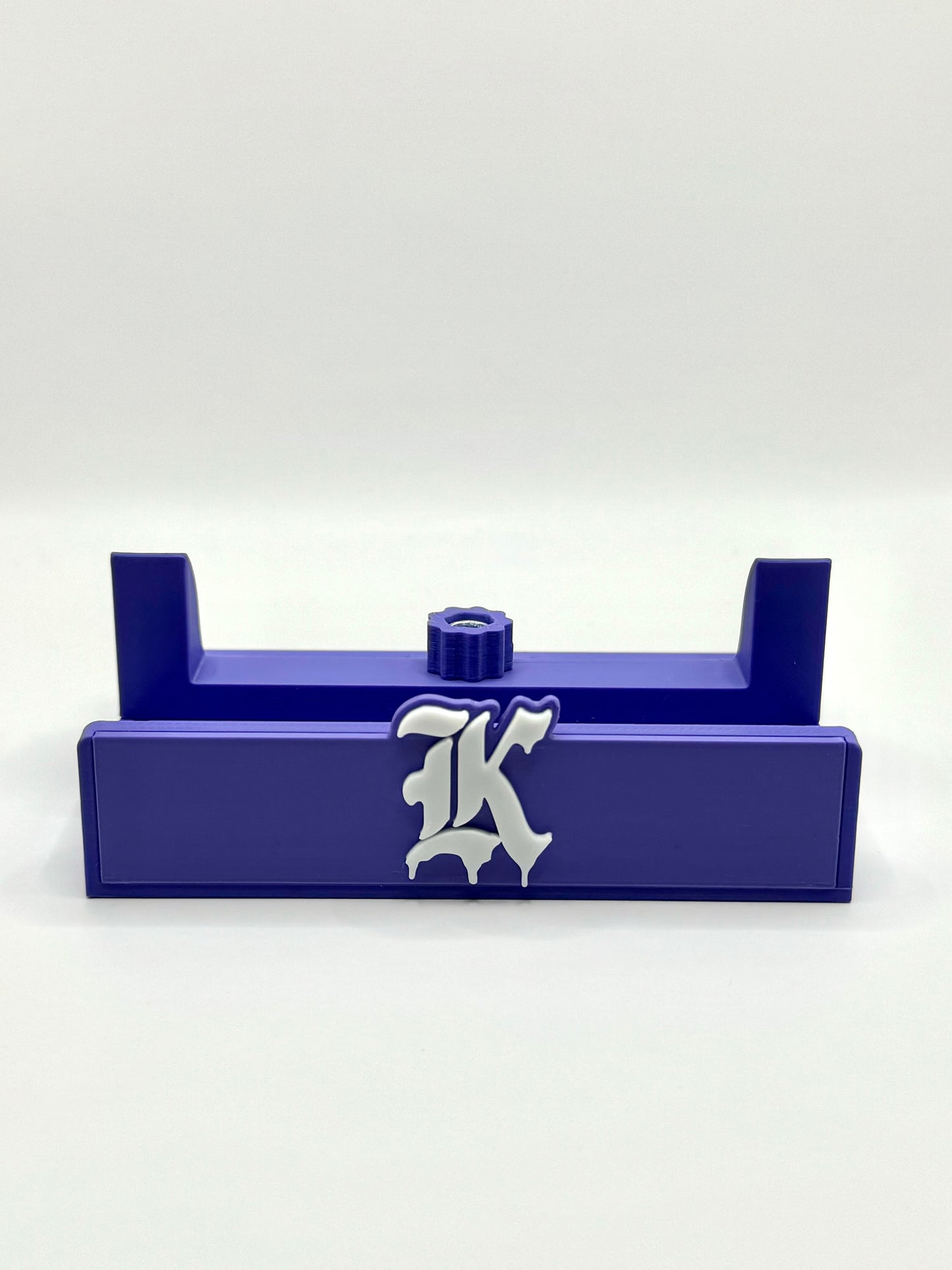 Kickstradomis Logo Stand - Purple Base with White Logo