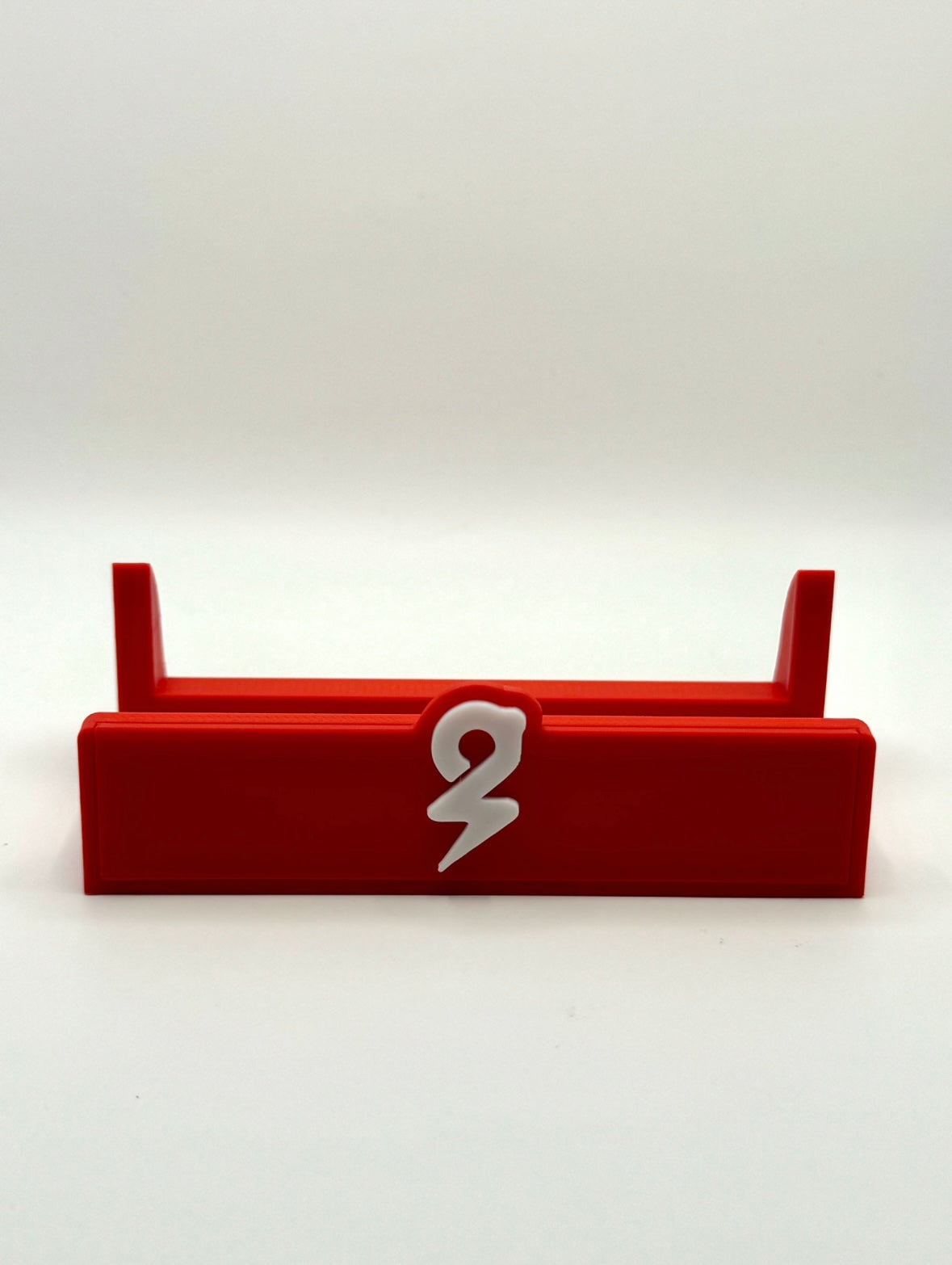 Piggybanx Logo Stand - Red Base with White Logo