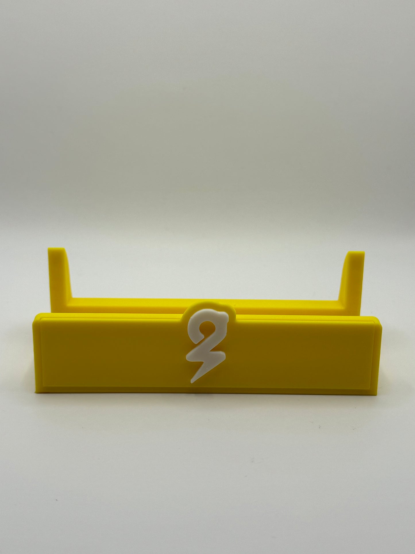 Piggybanx Logo Stand - Yellow Base with White Logo