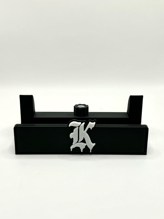 Kickstradomis Logo Stand - Black Base with White Logo