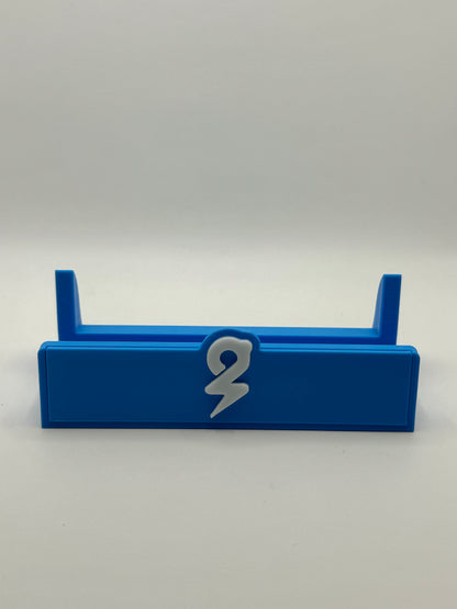 Piggybanx Logo Stand - Blue Base with White Logo
