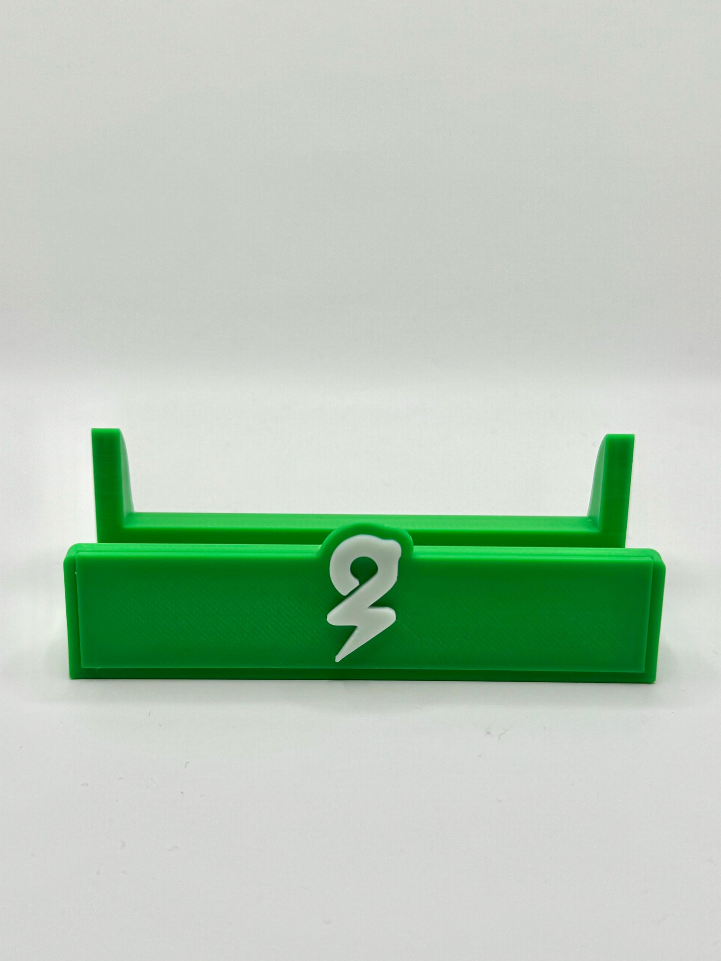 Piggybanx Logo Stand - Green Base with White Logo