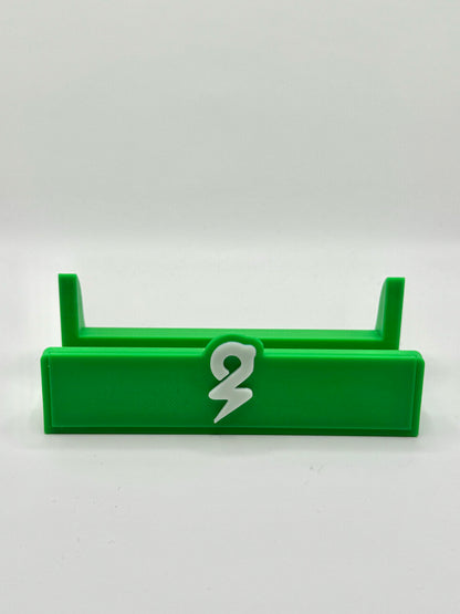 Piggybanx Logo Stand - Green Base with White Logo