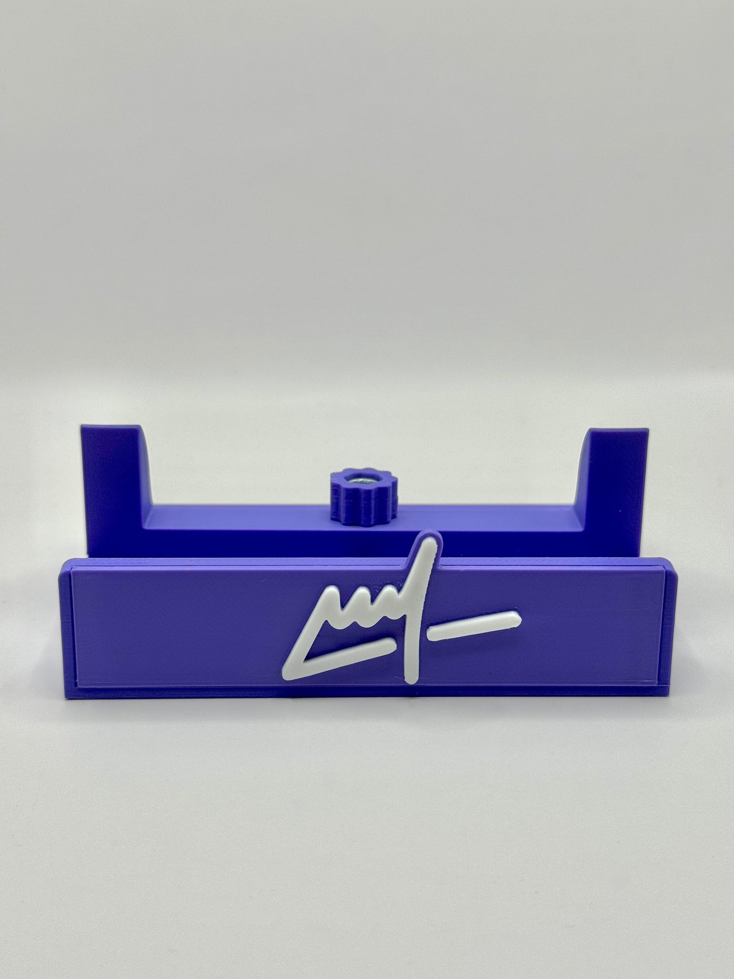 Wegs Logo Stand - Purple Base with White Logo