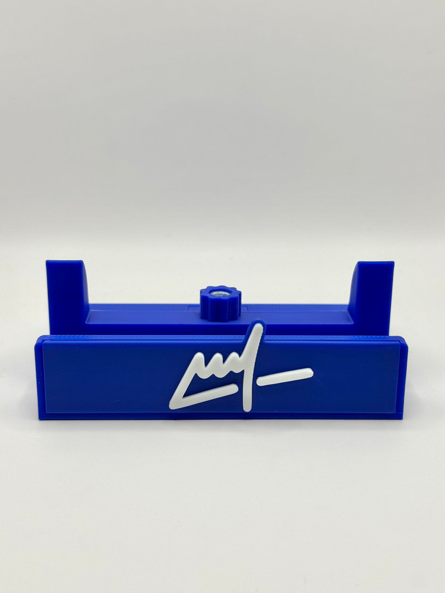 Wegs Logo Stand - Royal Blue Base with White Logo